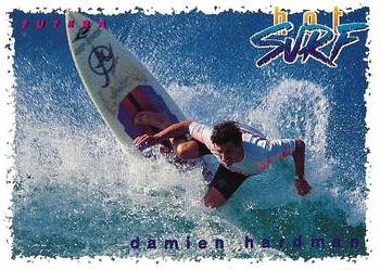 1994 Futera Hot Surf #1 Damien Hardman Front